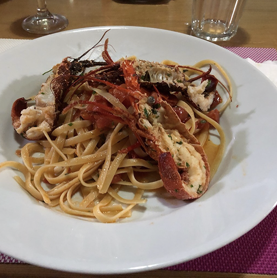 pasta con le aragoste del vizietto di sharm el sheikh