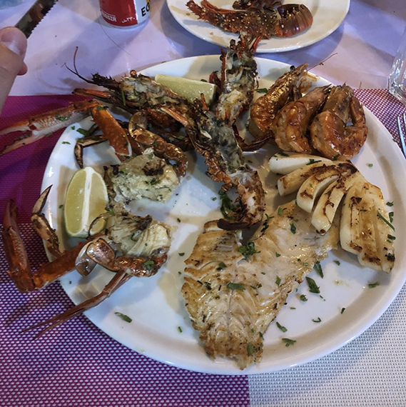 Piatto di pesce del vizietto di sharm el sheikh